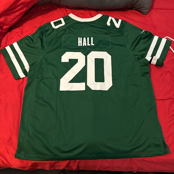NWT NFL New York Jets Breece Hall Jersey with White Trim - Picture 9 of 13